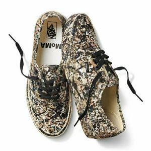 MoMA X Vans Jackson Pollock Authentic Sneakers Sho